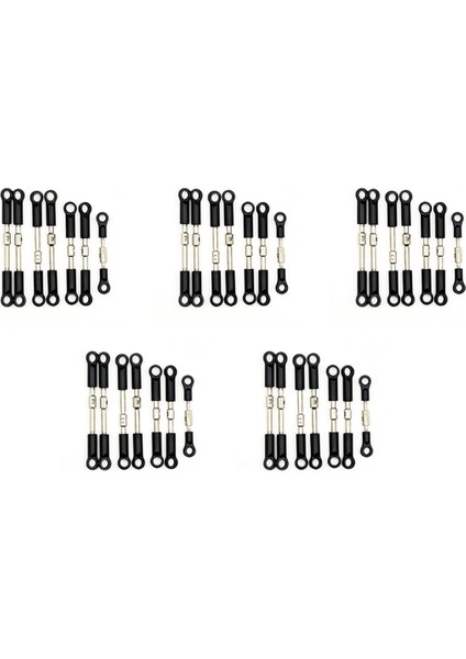 35PCS Ön Arka Bağlantı Çubuğu Bağlantı Servo Bağlantı Çubuğu Wltoys Için Set 144001 144010 124016 124017 124019 Rc Araba Yedek Parçaları (Yurt Dışından)