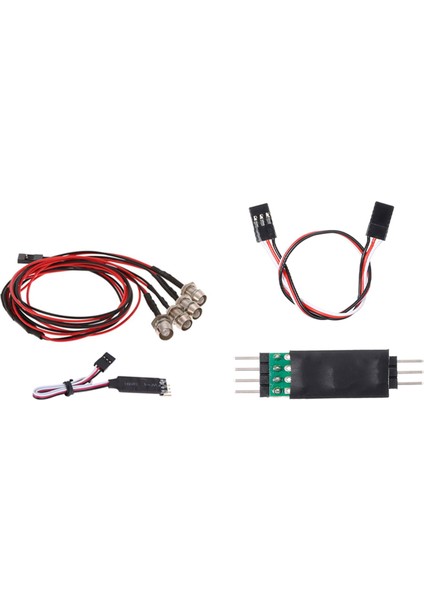 2 Set Rc Araç Parçası 1 Pcs LED Lamp Işık Kontrol Anahtar Sistemi ve 1 Set 4 Lam LED Işık Kiti 3ch Lamba Kontrol Paneli (Yurt Dışından)