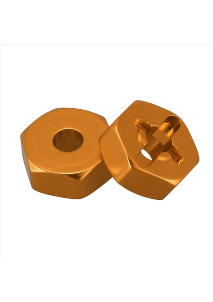 10X Alüminyum Alaşım 12MM Birleştirici Tekerlek Hub Hex Adaptör Wltoys Için Yükseltmeler 144001 1/14 Rc Araba Yedek Parçaları Sarı (Yurt Dışından) indirimleri