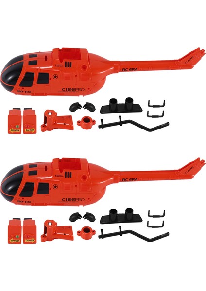 2x C186 Kabuk Kapağı C186 C-186 Rc Helikopter Helikopter Drone Yedek Parçalar Yükseltme Aksesuarları 2 (Yurt Dışından)