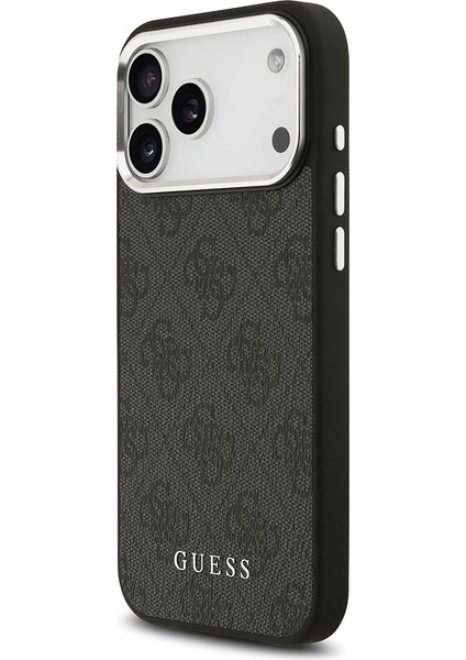 iPhone 17 Pro Max Uyumlu Kılıf Guess Lisanslı M-Safe Şarj Özellikli 4g Klasik Yazı Logo Kapak Siyah fiyatları