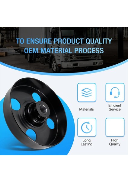 8972414162 Vakum Pompası Kasnağı Isuzu Npr Npr-Hd Mpı Tbı Gaz V8 L96 Lq4 L31 Lq4 L05 L96 Lq4 1995-2019 (Yurt Dışından) modelleri