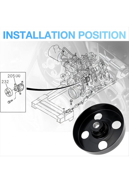 8972414162 Vakum Pompası Kasnağı Isuzu Npr Npr-Hd Mpı Tbı Gaz V8 L96 Lq4 L31 Lq4 L05 L96 Lq4 1995-2019 (Yurt Dışından) indirimleri