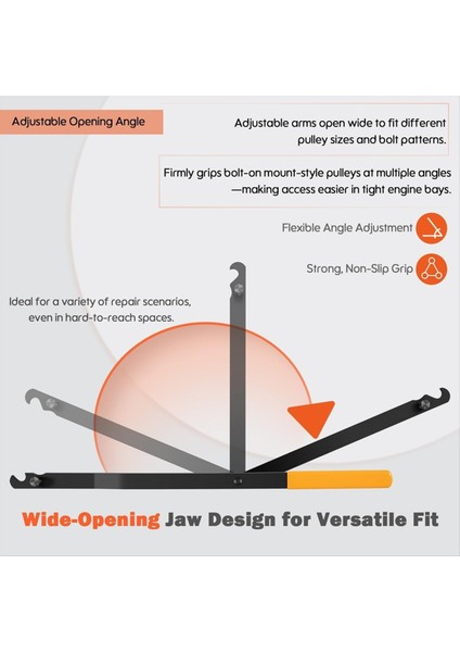 Ford Dodge Gm Jeep Motorları Için Fan Debriyaj Kaldırması Için Kullanılan 3900 Evrensel Kasnak Tutucu Ayarlanabilir Açılar Uzun Kulplar (Yurt Dışından) fiyatları