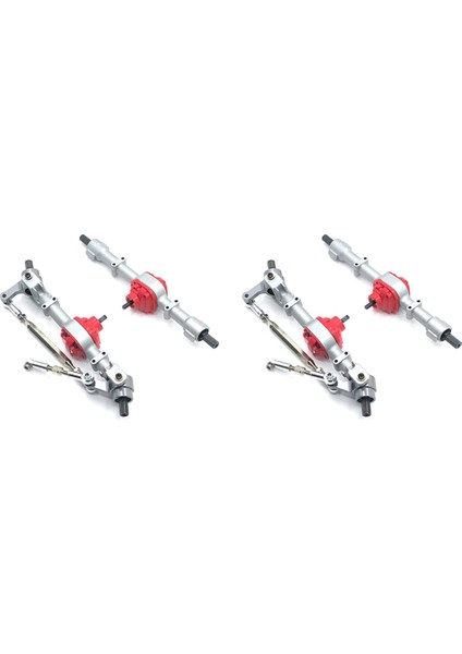 2x Yükseltme Çelik Dişli Ön ve Arka Köprü Aks Direksiyon Çubuğu Mn D90 D99 MN90 MN99S 1/12 Rc Araba Yedek Parçaları B (Yurt Dışından)