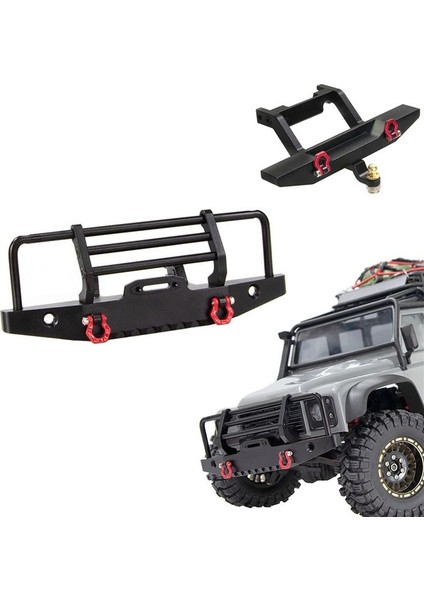 TRX4M Defender Için Tow Hook ile Metal Ön Tampon 1/18 Rc Paletli Araba Yükseltme Parçaları Aksesuarları (Yurt Dışından) fırsatları