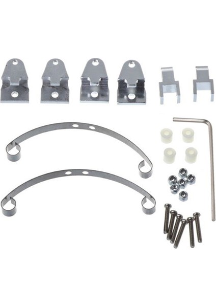 Wpl Henglong Için Çelik Yaprak Yay Süspansiyon Seti B14 B16 B24 B36 Ural Q60 Q61 Q62 Q63 Q64 4x4 6x6 Kamyon ve Crıcer Gümüş (Yurt Dışından)