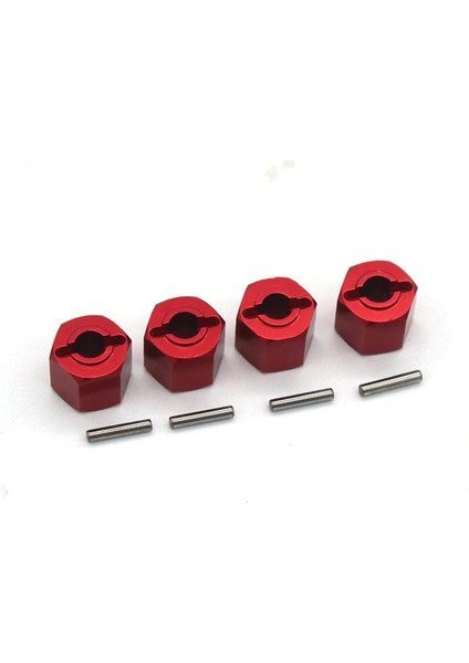 Metal 12MM Tekerlek Hex Hub Adaptörü Zd Racing Dbx-10 DBX10 1/10 Rc Araba Yükseltmeleri Parça Aksesuarları Kırmızı (Yurt Dışından)