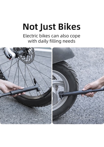 Rockbros Bisiklet Pompası Taşınabilir Hafif Mini El Pompası 80PSI Schrader/presta Valf Hava Şişman Bisiklet Aksesuarları (Yurt Dışından) fiyatları