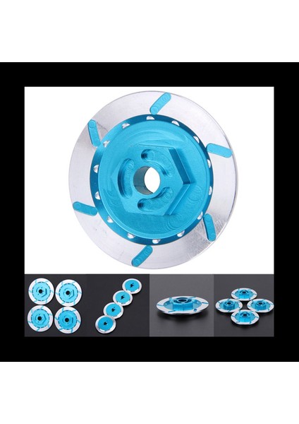 8pcs Alüminyum Alaşım Fren Disk Tekerleği Jant Kutusu Metal Altıgen Adaptörü Hsp Sinek Balık Arabası Kamyonu Için 12MM 94123 94122 D4 Cs Mavi (Yurt Dışından) modelleri