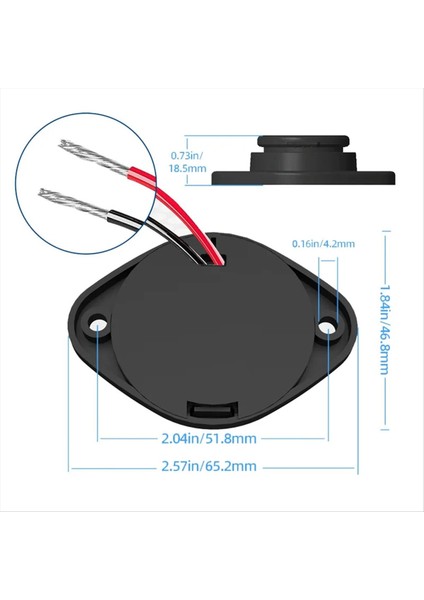 Modifiye Çok Fonksiyonlu Araba Telefon Şarj Cihazı Su Geçirmez Araba Rv Yacht Qc Pd Çift Qc3 0 USB Hızlı Şarj Mavi Işık Ekran (Yurt Dışından) fırsatları