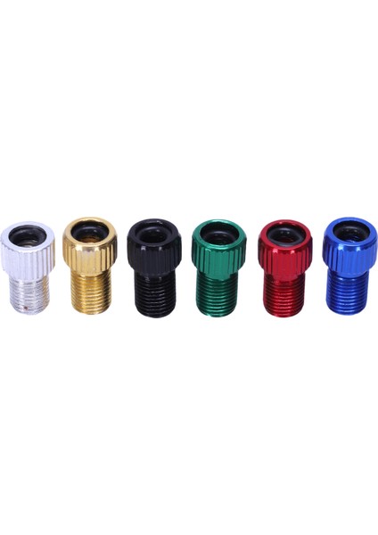 6pcs Alaşım Adaptörü Presta - Schrader Valf Adaptör Dönüştürücü Bisiklet Bisiklet Lastik Tüp Renkli (Yurt Dışından) modelleri