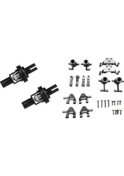 1set Metal Direksiyon Kupası Salıncak Kolu Şok Emici Plaka Wltoys P929 &amp 2x Wltoys Için 1/28 Scree K969 Diferansiyel Kutusu (Yurt Dışından)