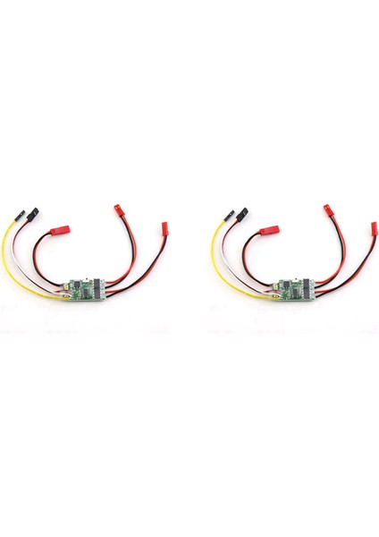 2x Iki Yönlü Çift Yönlü 5A Esc Fırçalanmış Hız Kontrolörü Çift Yolu Esc 2s-3s Lıpo Rc Model Araba Tekne Tankı Yedek Parçalar (Yurt Dışından)