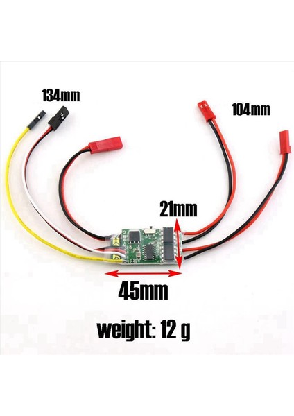 2x Iki Yönlü Çift Yönlü 5A Esc Fırçalanmış Hız Kontrolörü Çift Yolu Esc 2s-3s Lıpo Rc Model Araba Tekne Tankı Yedek Parçalar (Yurt Dışından) modelleri
