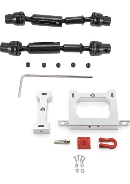 Metal Ön Arka Mili Metal Işınlı Metal Işın + Arka Tampon Tow Hook Yükseltme Parçaları (Yurt Dışından)