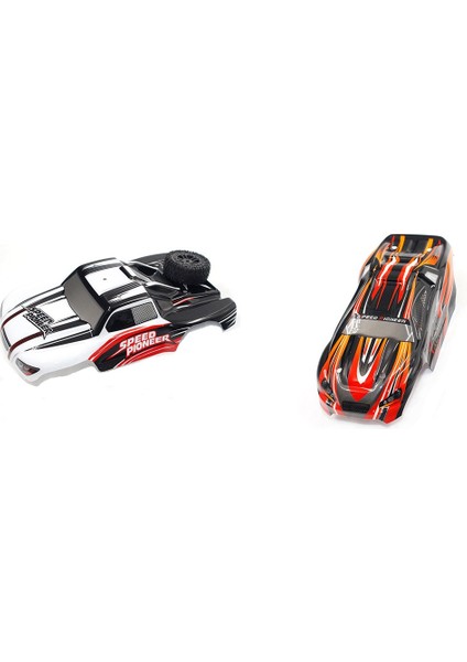 Rc Araç Parçaları Siyah Beyaz ve Turuncu Için 2 Pcs Şasi Araç Vücut Kabuğu Plastik Rc Aksesuar (Yurt Dışından)