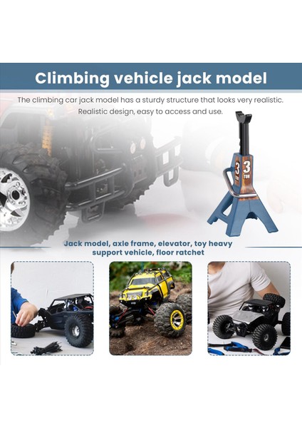 3 Ton Ölçekli Kriko Modeli Standı Asansör Oyuncakları Ağır Hizmet Tipi Destek Araç Zemin Cırcırı Trx4 D90 CC01 1 10 Rc Mavi (Yurt Dışından) indirimleri