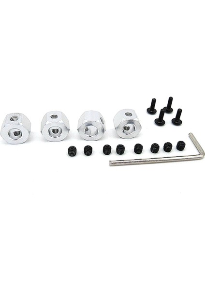 2 Set Rc Araç Parçası 1 Set 5mm Ila 12MM Metal Birleştirici Tekerlek Hub Hex Adaptör ve 1 Set Ön Tekerlek Hub Hub Hex Adaptör (Yurt Dışından) fiyatları