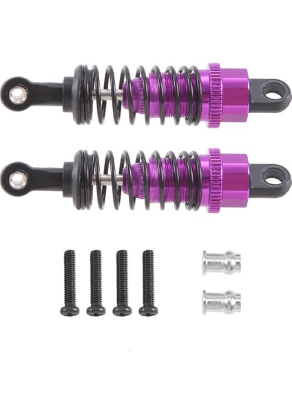 2 Adet Yağ Ayarlanabilir 65MM Şok Emici Damper Rc Araba 1/18 Wltoys A959 A969 A979 K929 Hpı Hsp Traxxas Losi Tamiya Mor (Yurt Dışından)