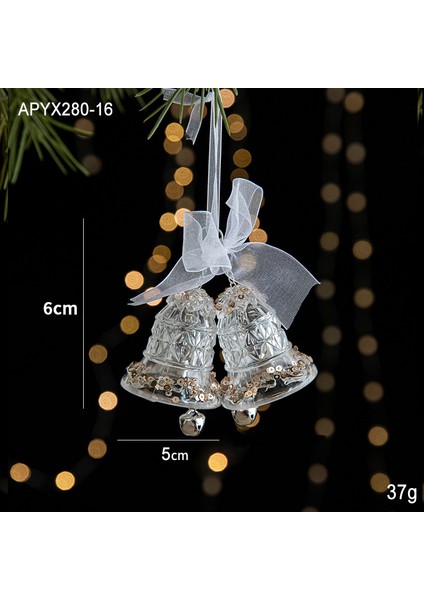 Noel Süsleri, Pullu Akrilik Kolyeler, Şeffaf Kar Tanesi Kolyeler, Noel Ağacı Süsleri, Aksesuarlar (Yurt Dışından)