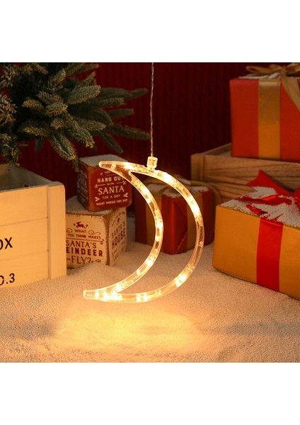 LED Noel Dekoratif Vantuzlu Işıklar, Noel Ağacı Çanları, Kardan Adam, Ren Geyiği, Kar Taneleri, Beş Köşeli Yıldız, Kalp Şeklinde Işıklar. (Yurt Dışından)