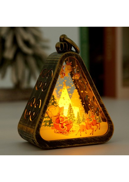 Noel Süsleri, Eski Gece Lambası, Işıklı Hediye, Vitrin, Masaüstü Süsleri, Dekorasyon Aksesuarları, Ortam Işığı (Yurt Dışından)