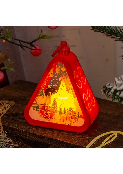 Noel Süsleri, Eski Gece Lambası, Işıklı Hediye, Vitrin, Masaüstü Süsleri, Dekorasyon Aksesuarları, Ortam Işığı (Yurt Dışından)