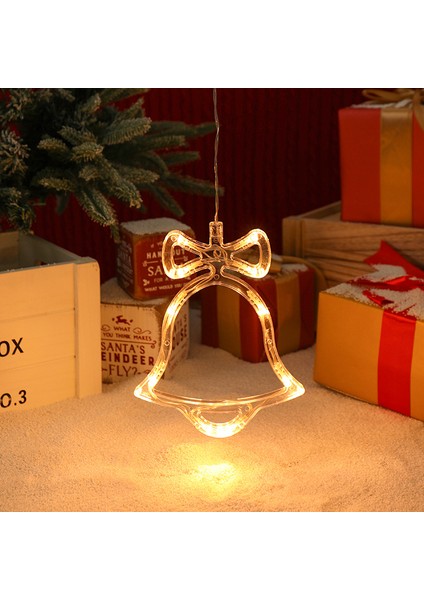 LED Noel Dekoratif Vantuzlu Işıklar, Noel Ağacı Çanları, Kardan Adam, Ren Geyiği, Kar Taneleri, Beş Köşeli Yıldız, Kalp Şeklinde Işıklar. (Yurt Dışından)