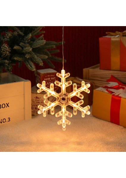 LED Noel Dekoratif Vantuzlu Işıklar, Noel Ağacı Çanları, Kardan Adam, Ren Geyiği, Kar Taneleri, Beş Köşeli Yıldız, Kalp Şeklinde Işıklar. (Yurt Dışından)