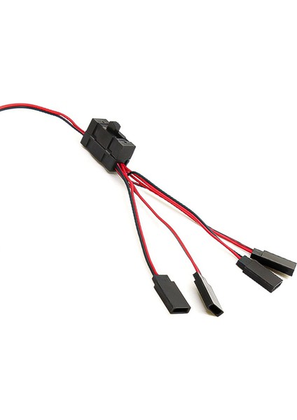 2pcs Rc Servo Uzantısı 1 Ila 4/1 Ila 3 Y Tel Kablo Jr Futaba Rc Modeli Için LED Işık Kontrol Güç Anahtarı (Yurt Dışından) fiyatları