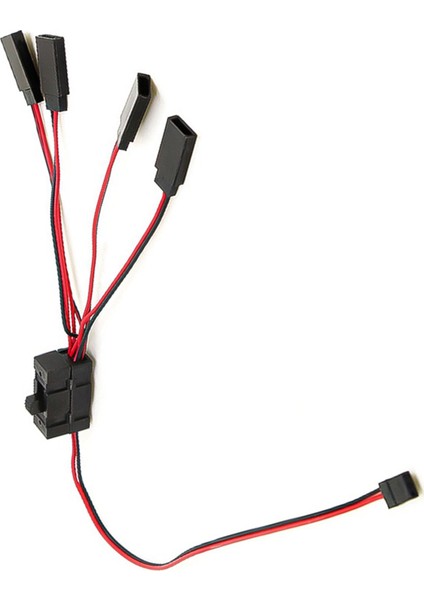 2pcs Rc Servo Uzantısı 1 Ila 4/1 Ila 3 Y Tel Kablo Jr Futaba Rc Modeli Için LED Işık Kontrol Güç Anahtarı (Yurt Dışından) modelleri