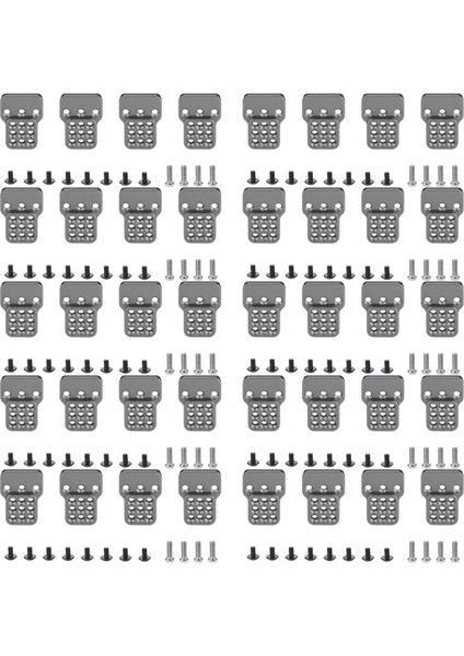 10X Metal Ayarlanabilir Şok Emici Braket Wpl C14 C14 C24 C34 C44 B14 B16 B24 B36 1/16 Rc Araç Parçaları (Yurt Dışından)