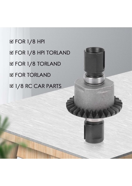 1/8 Hpi Yarış Için Diff Dişli Montajlı Kit Xl Akışı Rovan Torland Canavarı Fırçasız Kamyon Rc Araba Parçaları (Yurt Dışından) fırsatları