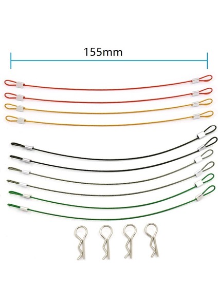 10PCS Rc Araba Gövde Kabuğu Klipsleri R 1/10 1/8 Eksenel SCX10 Traxxas Trx4 Tamiya RC4WD Hsp Hpı Rc Car B (Yurt Dışından) indirimleri