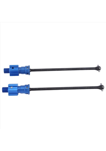 2pcs Widemaxx Çelik Genişletilmiş Şaft Cvd 1/10 Traxxas Maxx Widemaxx Rc Araba Yükseltme Parçaları Mavi (Yurt Dışından)