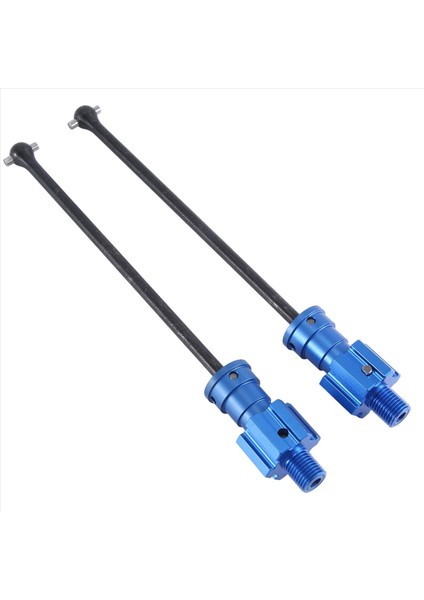 2pcs Widemaxx Çelik Genişletilmiş Şaft Cvd 1/10 Traxxas Maxx Widemaxx Rc Araba Yükseltme Parçaları Mavi (Yurt Dışından) indirimleri