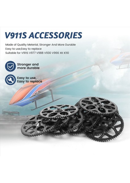 10 Adet Wltoys V911S V977 V988 V930 V966 Xk K110 Rc Helikopter Yedek Parçalar Aksesuarları (Yurt Dışından) fırsatları