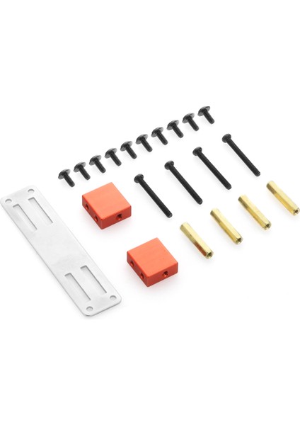 Metal Servo Wpl B14 B16 B36 C24 C34 1/16 Rc Kamyon Araba Yükseltme Parçaları Aksesuarları Kırmızı (Yurt Dışından)