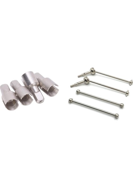 4 Pc 1/14 Uzaktan Kumanda Araba Yedek Parçalar Diferansiyel Bardaklar ve 4 Pc Ön Cvd Mili ve Arka Köpek Kemiği (Yurt Dışından)