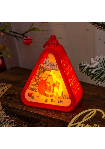 Noel Süsleri, Eski Gece Lambası, Işıklı Hediye, Vitrin, Masaüstü Süsleri, Dekorasyon Aksesuarları, Ortam Işığı (Yurt Dışından)