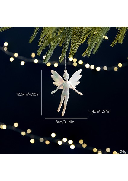 Yeni Yılbaşı Ağacı Süsleri, Beyaz Ren Geyiği ve Melek Süsleri, Renkli Işıltılı Süsler ve Yılbaşına Özel Aksesuarlar. (Yurt Dışından)