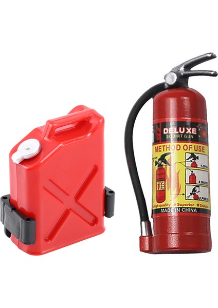 Rc Rock Crawler 1 10 Aksesuarlar Mini Yakıt Deposu Rc Dekorasyon Metal Mini Ateş Söndürücü (Yurt Dışından)