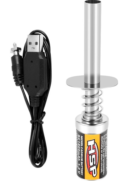 Rc Nıtro 1 2 V 1800MAH Şarj Edilebilir Glow Fiş Başlangıç Işınlayıcı Dc Gaz Nitro Motor Gücü Için USB Şarj Cihazı 1/10 1/8 Rc Araba (Yurt Dışından)