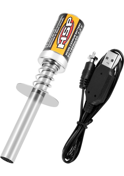 Rc Nıtro 1 2 V 1800MAH Şarj Edilebilir Glow Fiş Başlangıç Işınlayıcı Dc Gaz Nitro Motor Gücü Için USB Şarj Cihazı 1/10 1/8 Rc Araba (Yurt Dışından) modelleri