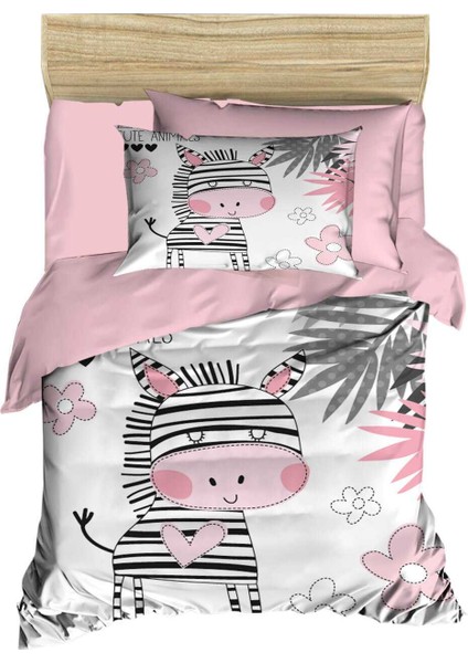 Dijital Baskılı 3D Pamuklu Yenidoğan Bebek Nevresim Takımı Baby Zebra fiyatları