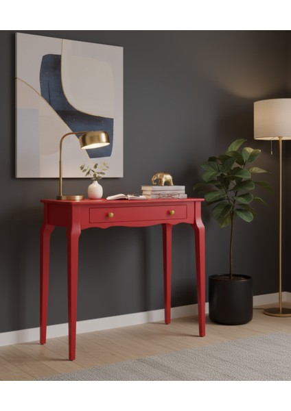 110 cm Masif Konik Kırmızı Dresuar