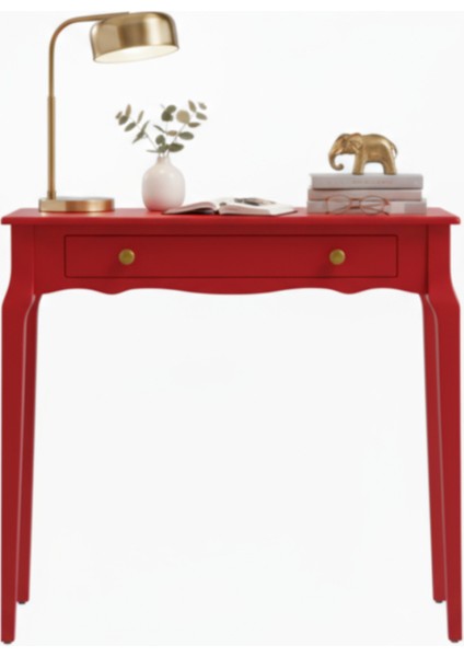 110 cm Masif Konik Kırmızı Dresuar fiyatları