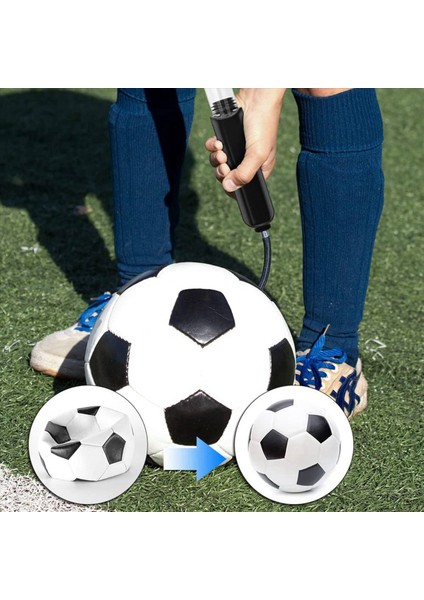 2x Basketbol Topu Pompası Hava Pompası 20 Adet Iğne ve 4 Adet Nozullu Spor Topları Için Futbol Voleybolu Futbolu Için (Yurt Dışından) indirimleri