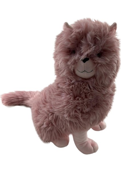 5117 Puffy Oturan Pembe Kedi